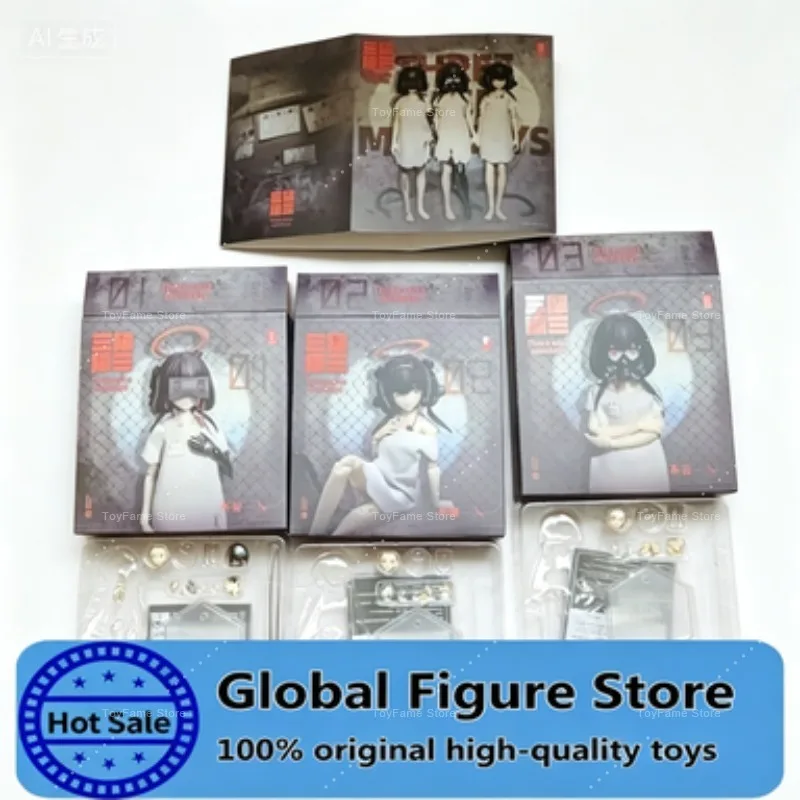

In Stock Snail Shell Female Soldier Triceratops 1/12 Scale Three Wise Monkeys Animation Beauty Finished Complete Set 6-inch Doll