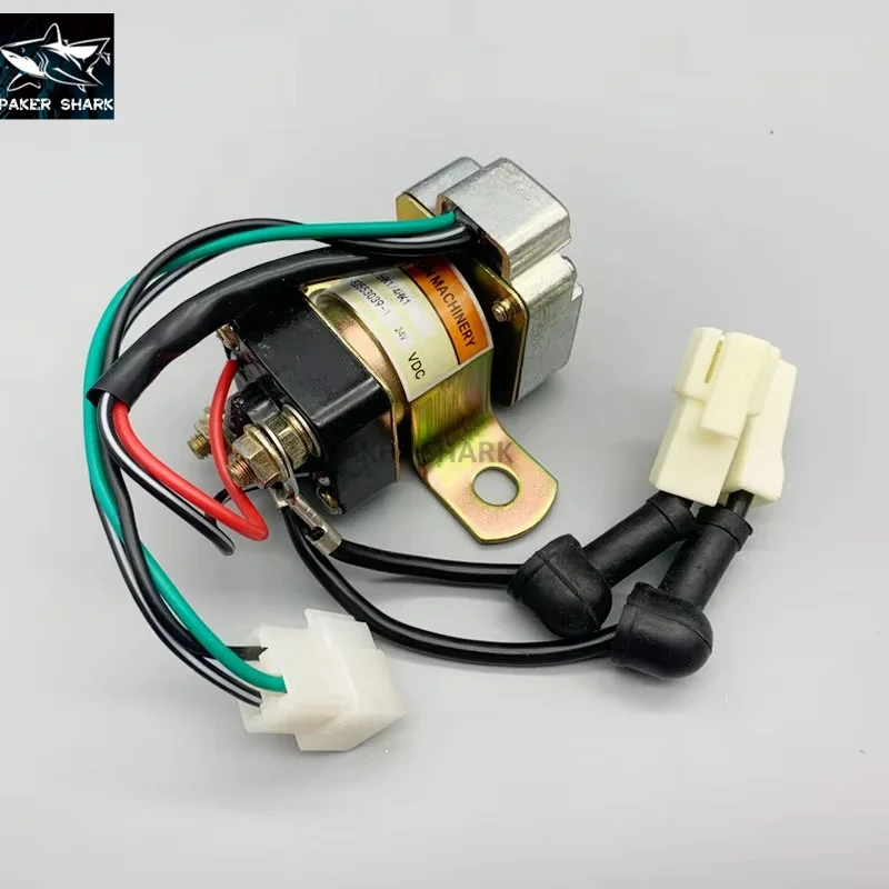 For Hitachi Isuzu Starter Motor Relay 4BG1 4HK1 6BG1 6HK1 6WG11-82553-039-1 Excavator Engine Starter Motor 1825530391