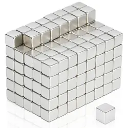 7 x 7 x 7mm Rare Earth Magnets, Small Magnets for Fridge, Whiteboard, Science, Crafts, Office and Locker Magnets