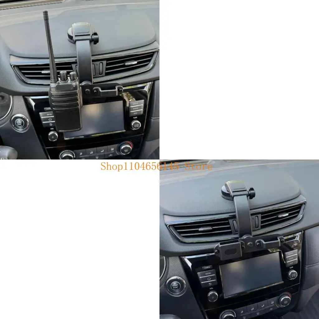 

5asd портативный держатель радио для автомобиля, быстрая настройка, крепление на присоске, крепление для приемопередатчика на в