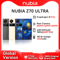 New Original Global Version Nubia Z70 Ultra NX733J Snapdragon8 Elite 1.5K HD Display 35mm Lens 50MP*2+64MP 6150mAh 80W IP69 NFC