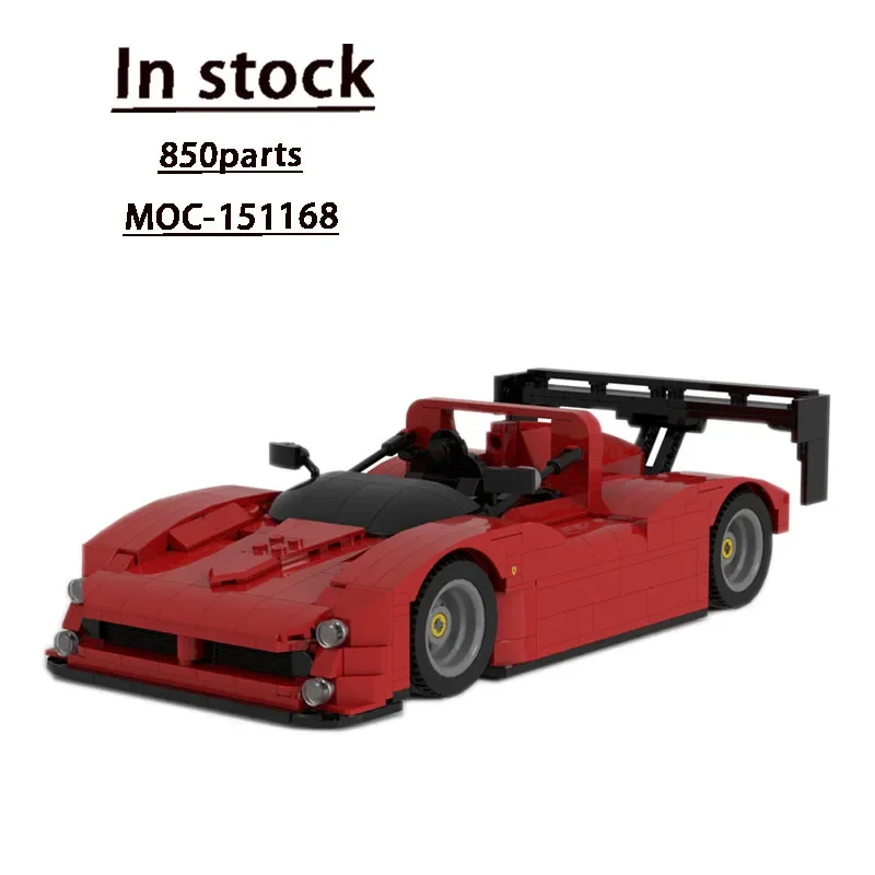 

MOC-151168 Red New Classic Supercar 1:17 Building Block Model• 850 Parts MOC Creative Kids Birthday Building Block Toy Gift