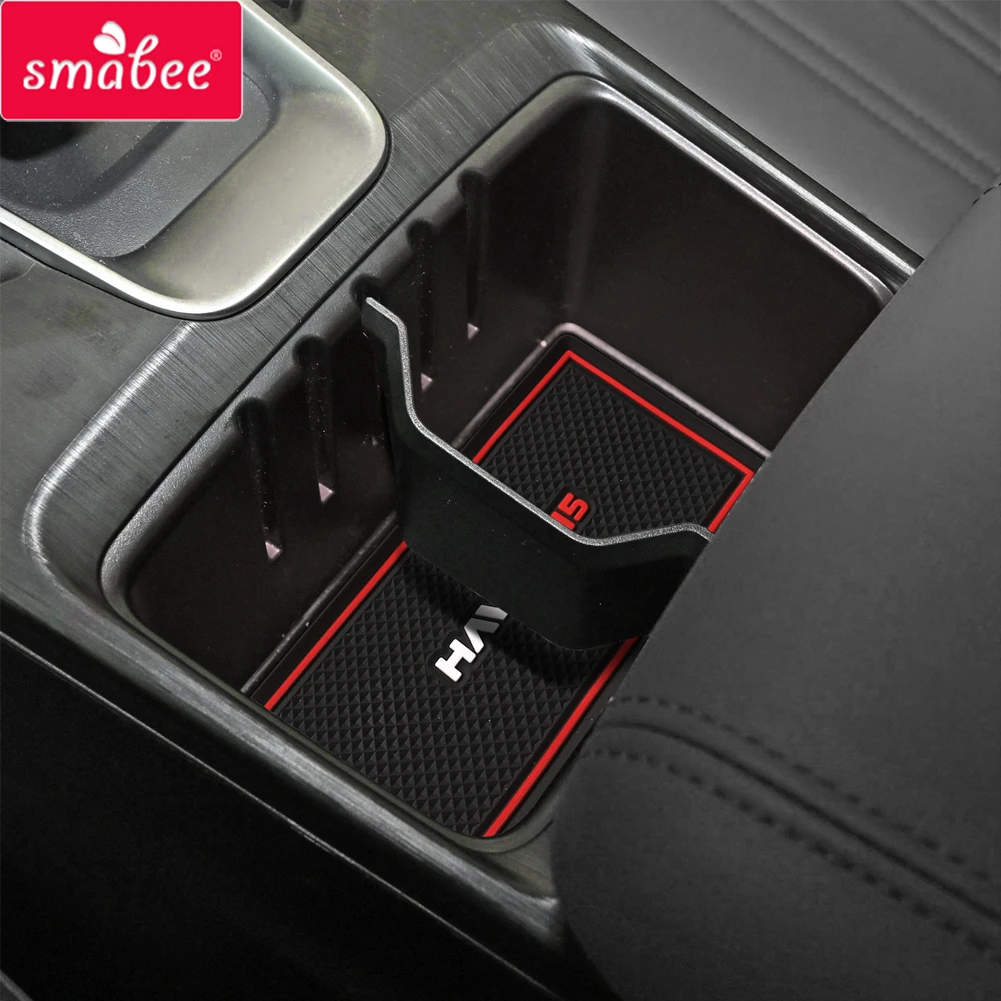 

SMABEE Anti-slip Gate Slot Mat for HAVAL H5 2023 Door Groove Cup Pad Car Interior Accessories Rubber Coaster 21Pcs/Set