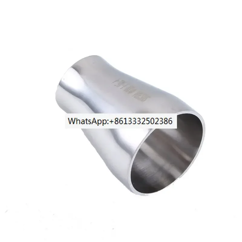 5pcs 304 Sanitary Concentric Welded Reducer Stainless Steel Polished Reducing Pipe Fitting