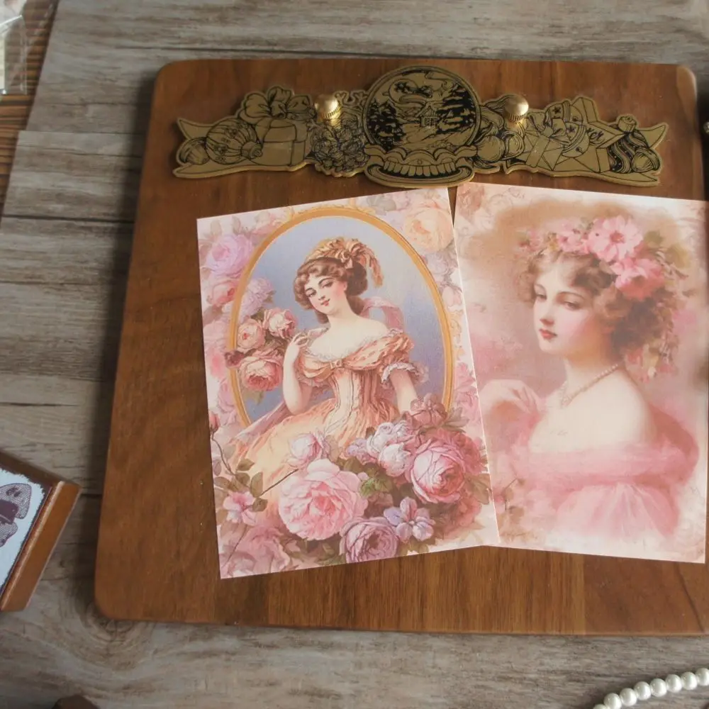 

30 Sheet Portraits of Noble Women in The 19th Century Background Design Craft Paper Gift Decoration Scrapbooking Handmade DIY