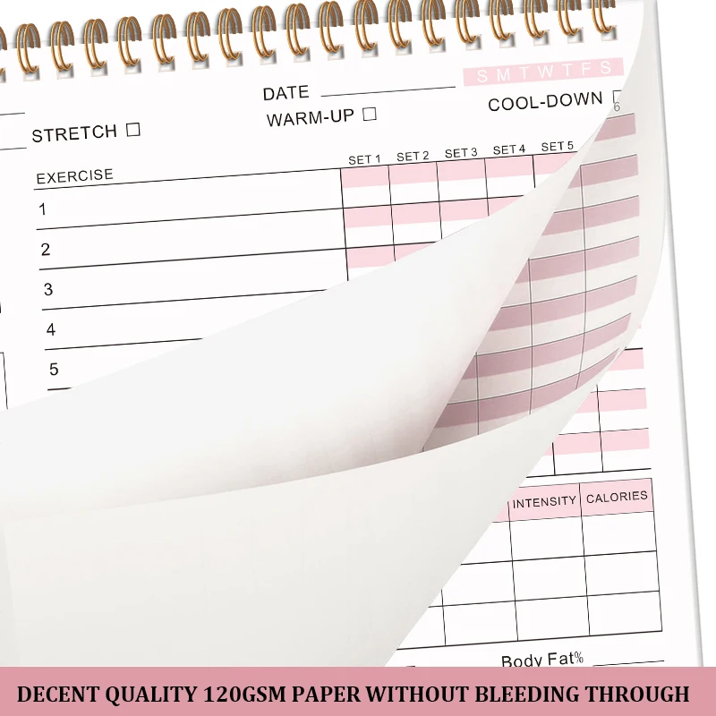 1PC Self-discipline Fitness Plan Check-in Task Daily Plan Book Habit Development Time Management Axis todolist Monthly and Weekly Planning