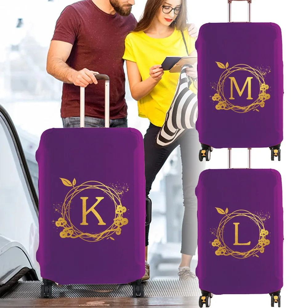 

Luggage Cover Protective Case 18-32inch Trolley Box Suitable Travel Accessories Dust Cover Wreath Series Reusable