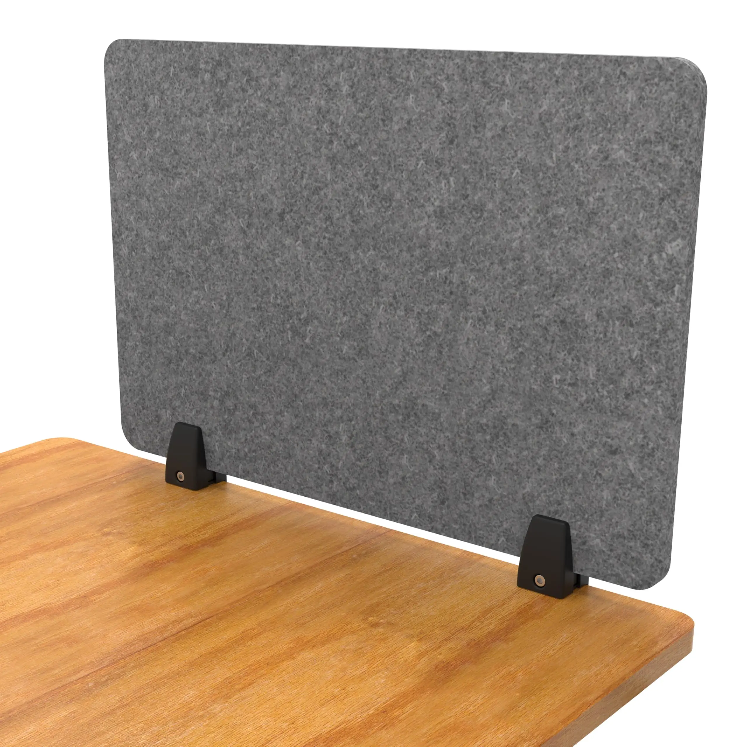 Re Clamp-On Acoustic Desk Divider, Noise-Reducing PET Privacy Panel for Offices, Sound-Dampening Desk Partition for ed
