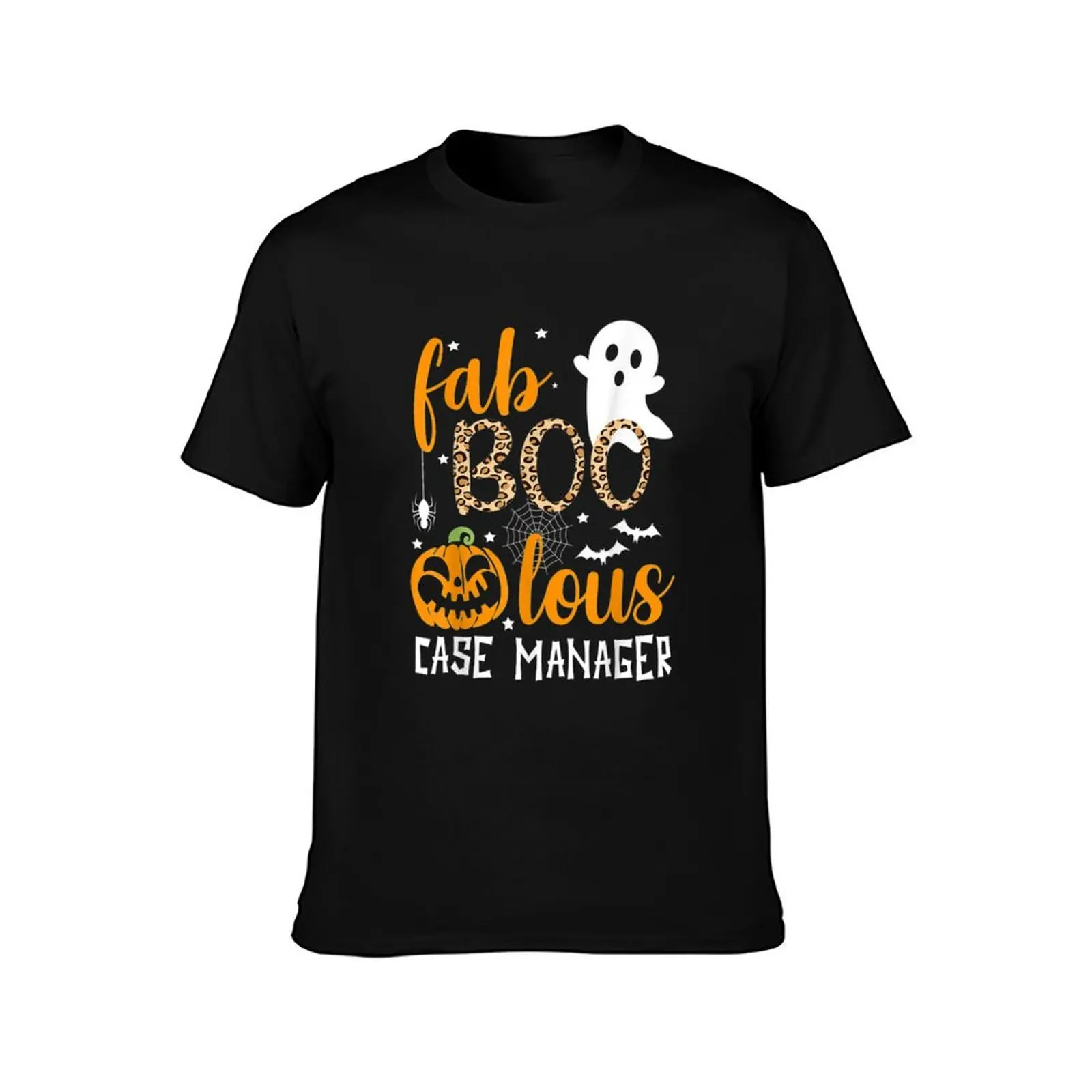Faboolous Case Manager Halloween Ghost T-Shirt Casual Daily Outfit T-Shirt