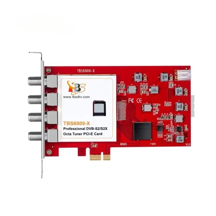 

TBS6902 TBS 6909X V2 DVB-S2 Dual Tuner PCIe Card for high definition and SD digital satellite TV