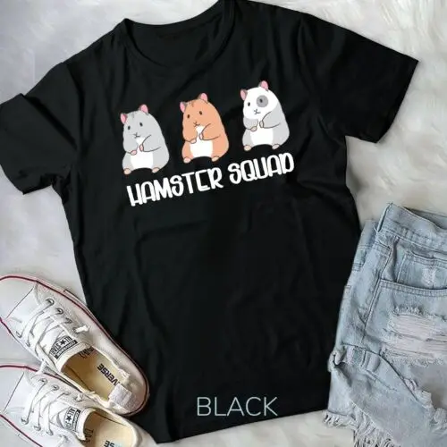 Cute Rodent Hamster Squad Ironic Hamster Team Unisex T-shirt