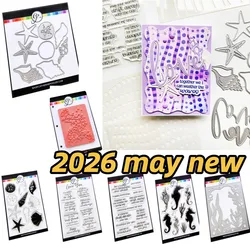 seahorse shell 2026 Die Set (Exclusive) Pre- Order For DIY Scrapbooking Crafts Maker Photo Album Template Handmade Decoration