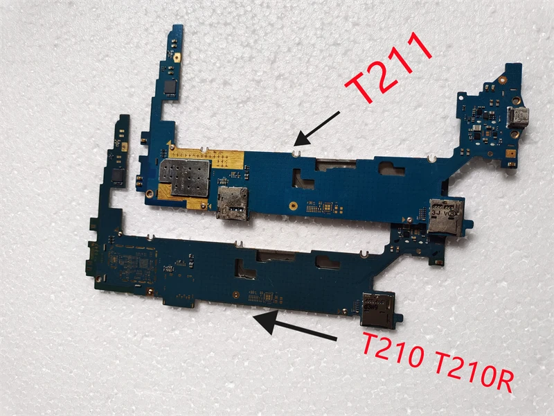 Good Unlock board For Samsung Galaxy Tab 3 7.0 T210 WIFI T211 3G Motherboard EU Version Logic board with chips Andorid system