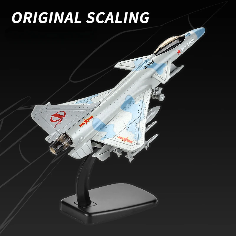 

J-10 Alloy Fighter Aircraft Model Simulation Bomber With Display Stand, New Hot Selling Toy Gift Fighter Model Wall Ornament