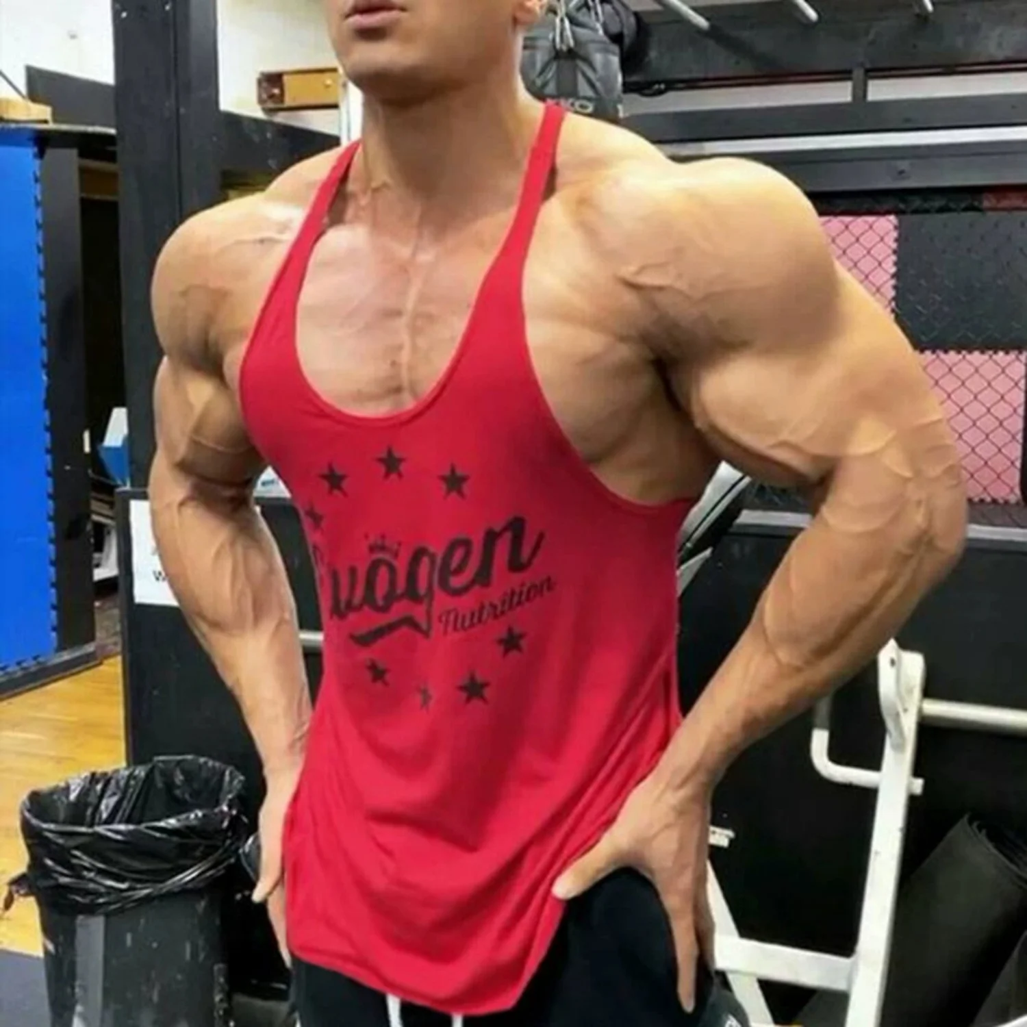 2026 Muscle Men's Sports Tank Top Cotton undershirt gym Tops Sleeveless Tank Top Men fitness Running sweatshirt vest