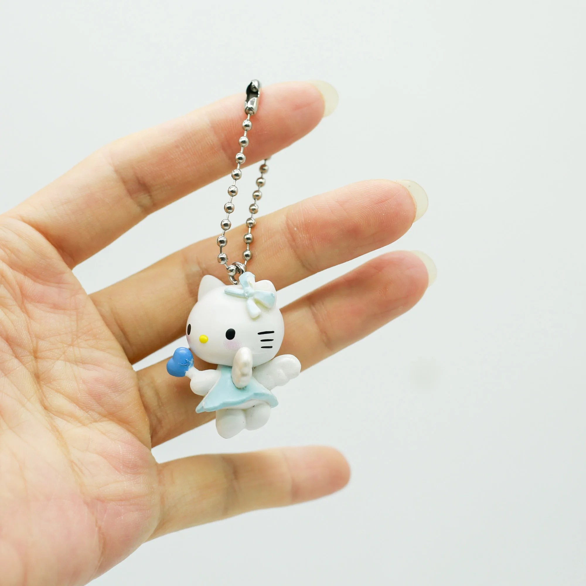 شخصيات سانريو Kawaii الشكل المفاتيح مرحبا كيتي سينامورول صندوق أعمى لعبة حقيبة الظهر حلية الاطفال الفتيات هدايا عيد الميلاد