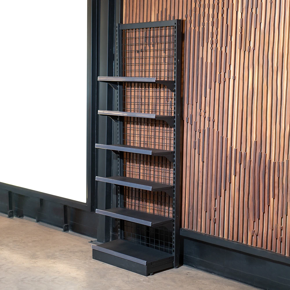 Supermarket Display Stand High Quality Double-Sided Wall Mounted Shelf