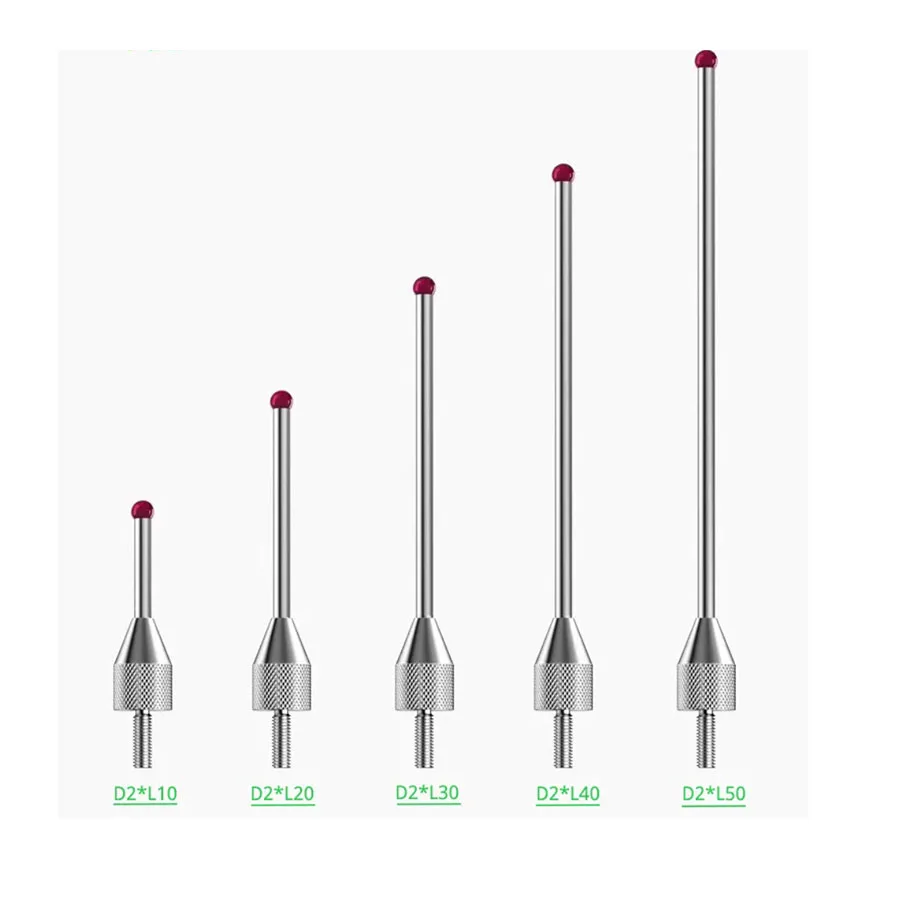 CNC extended measuring needle, dial gauge, height gauge, measuring needle M2.5 thread, ruby gauge needle, measuring probe
