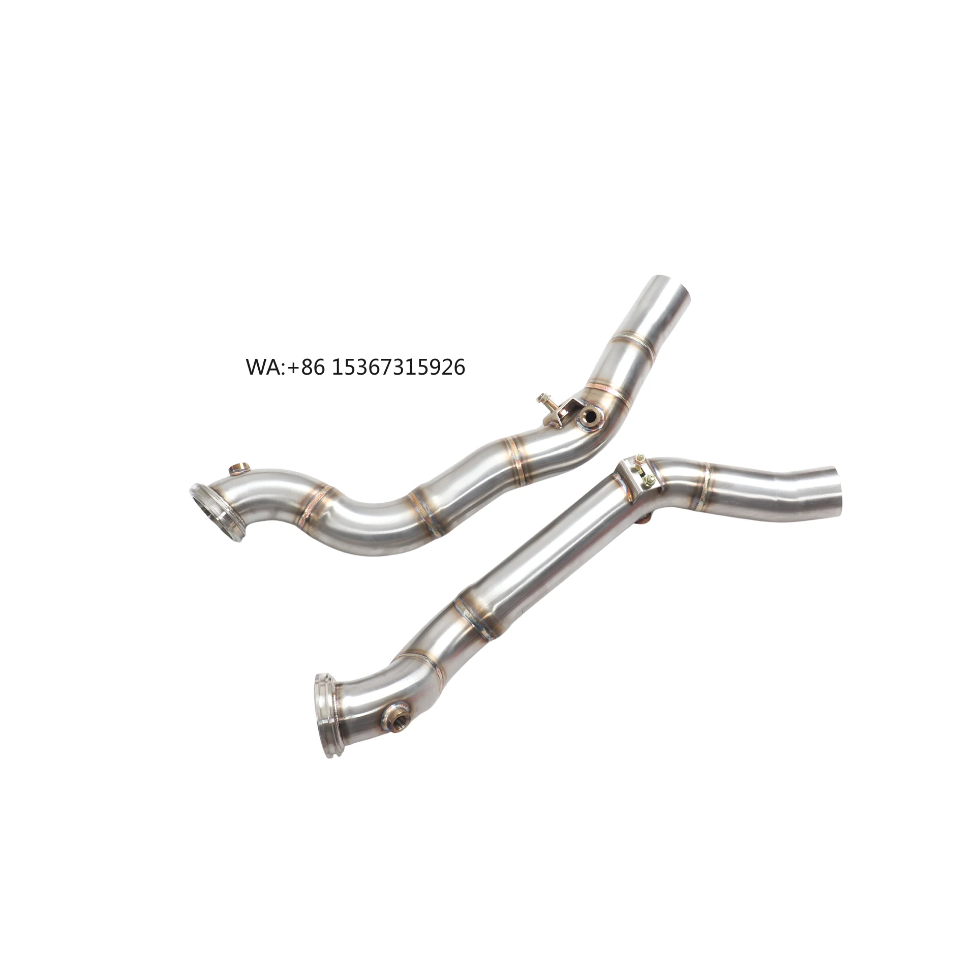 

YT Brushed 304Stainless Steel Catless Downpipe