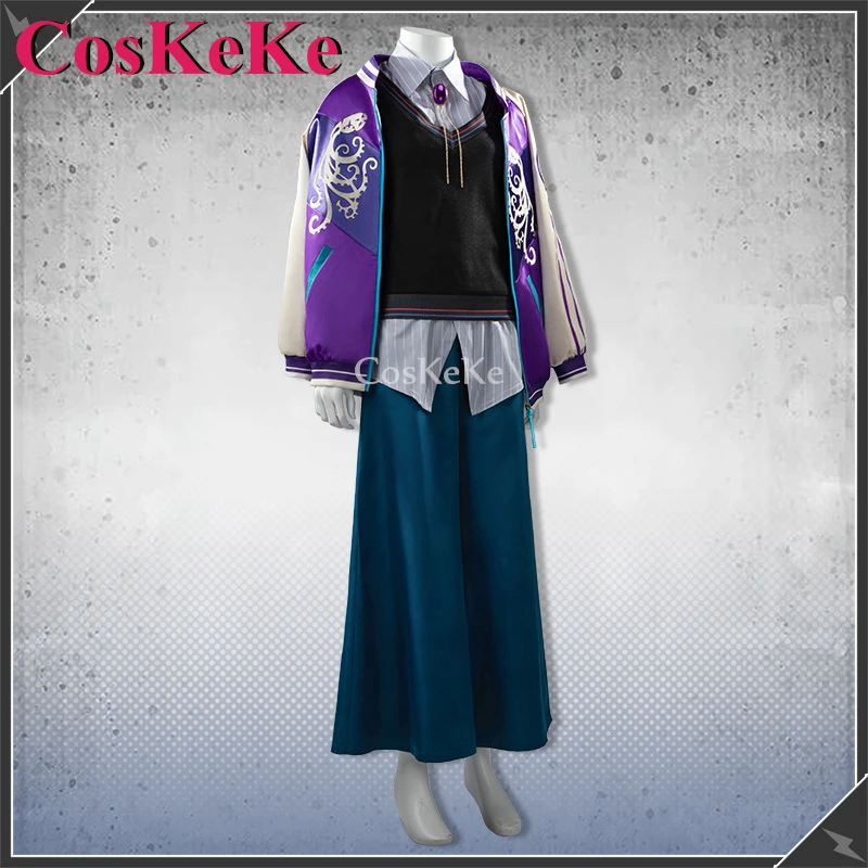 【Customized】CosKeKe Hoshirube Sho Cosplay Anime VTuber Costume Fashion Handsome Uniform Halloween Party Role Play Clothing New