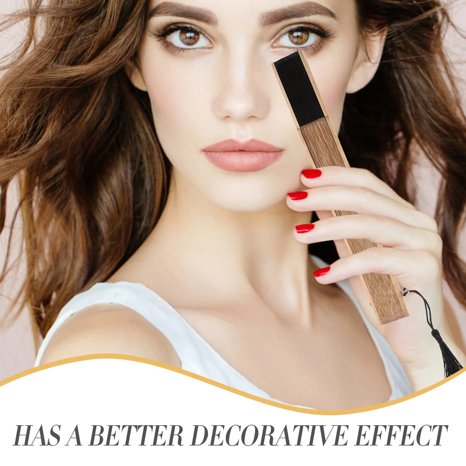 

Bamboo Folding Fan Japanese Style Handheld Foldable Fan for Dance Performance Photography Props Summer Travel Women Hand Fans