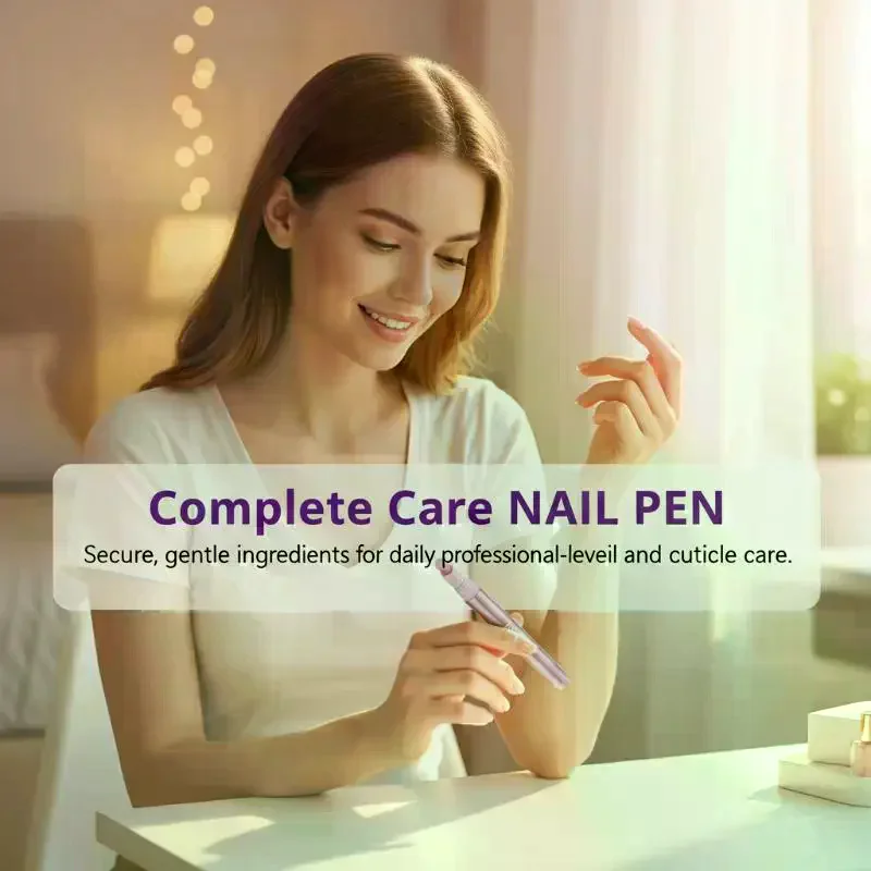 3In1 Nail Care Pen with Oil Moisturizes Brightens and Removes Cuticles Easily