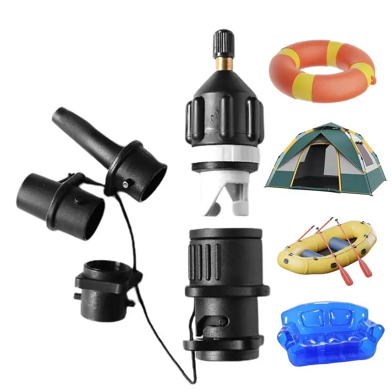 

Inflatable Pump Adaptor Conventional Air Pump Adapter Pumping Head Connector Leak Proof Multifunctional Pump Nozzles For