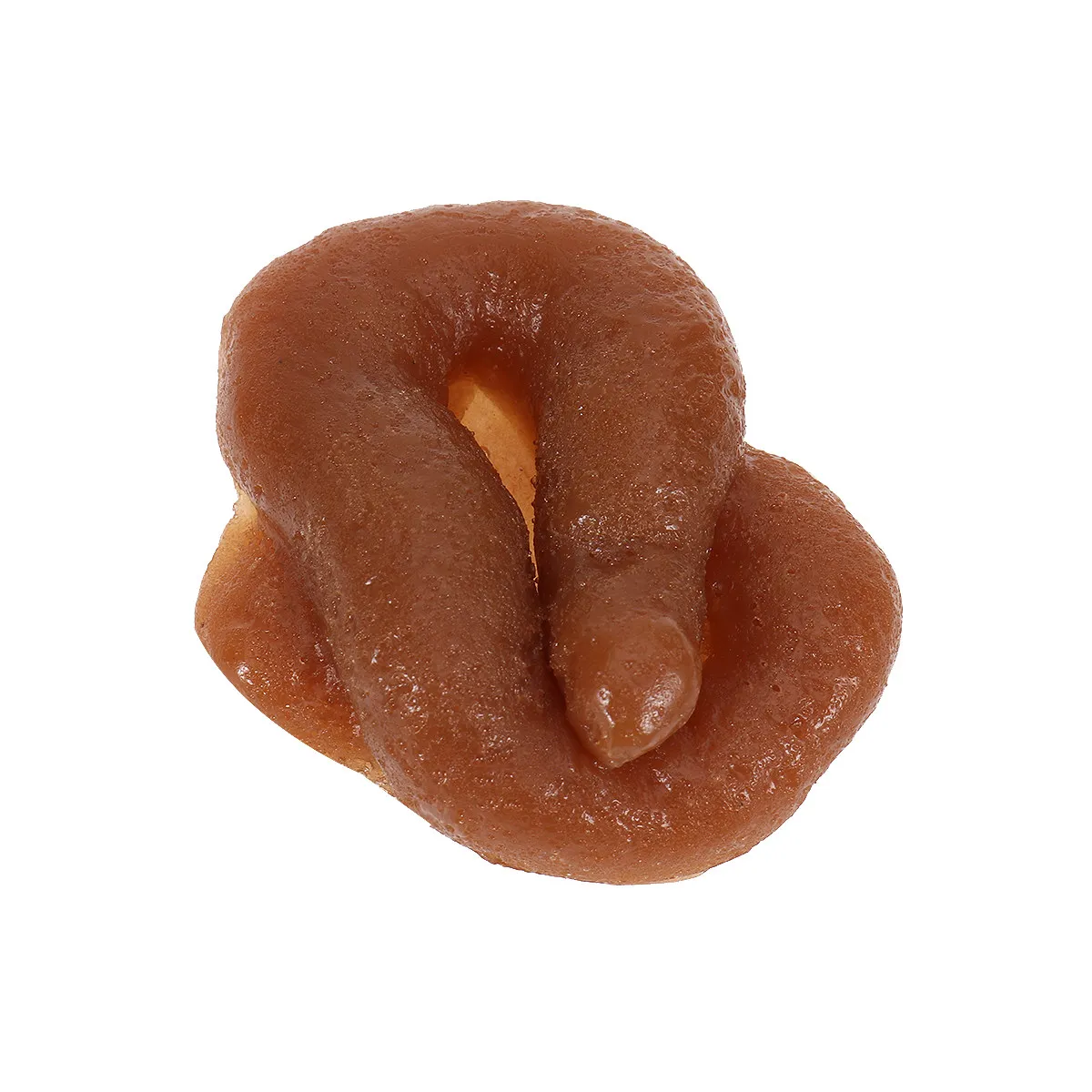 Realistic Fake Poop Prank Props 2 Pack Sticky Stool Joke Toys for Halloween April Fools Party Tricks