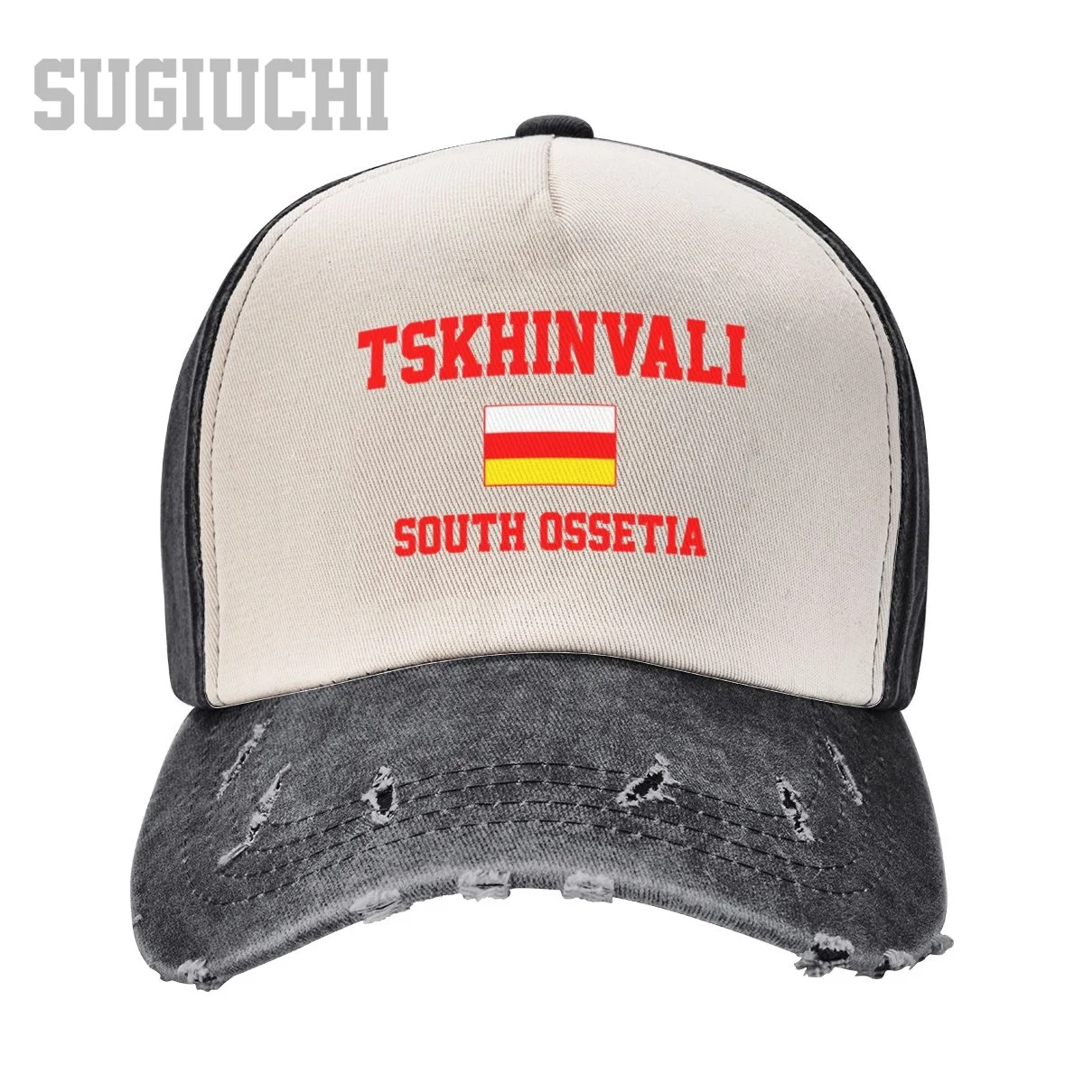 Unisex Baseball Cap South Ossetia Tskhinvali Capital Men Women Vintage Hats Washed Cotton Trucker Gift