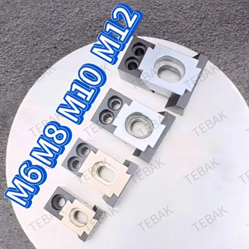 cnc機械加工部品-空気圧式一方向クランプ治具-m6-m12-一方向ワイドokクランプ-マルチステーション平行サイド拡張ツール