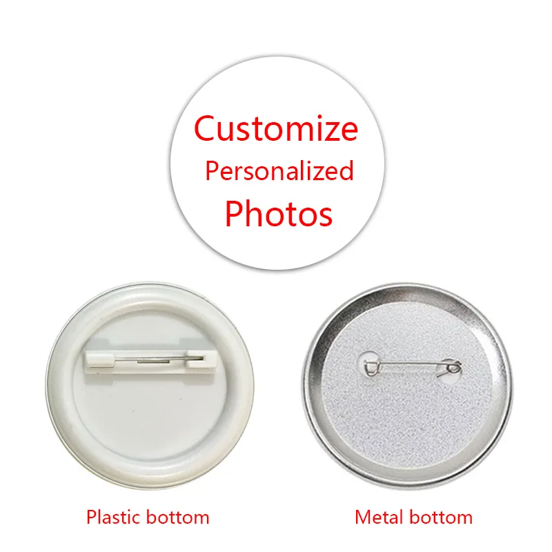 شخصية مخصصة صفيح دبابيس مستديرة لتقوم بها بنفسك صور صور التلبيب دبابيس شارات معدنية على ظهره الحلي هدايا للأطفال الأصدقاء