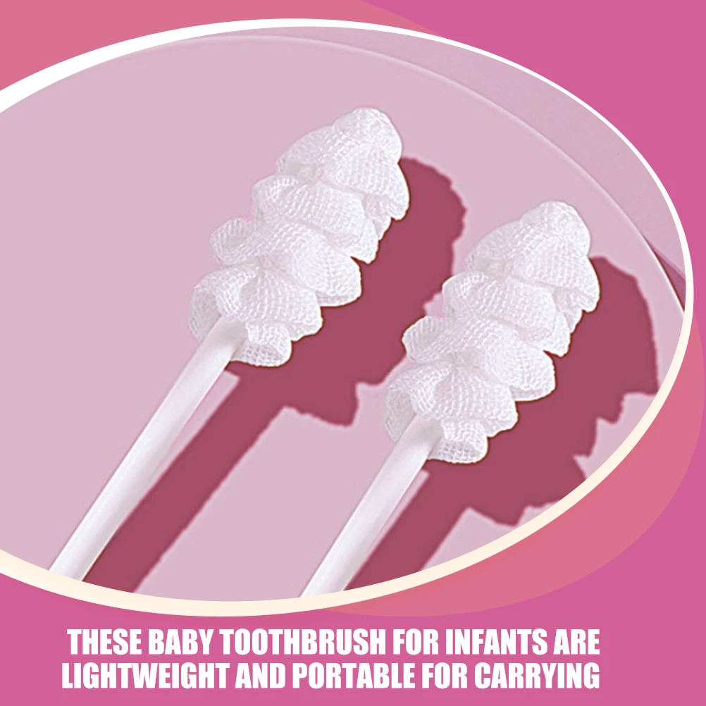 

Spiral Baby Gauze Brush Safe Tongue for Infants Portable Newborn Gum Cleaner Oral Care Products Baby Mouth Cleaner