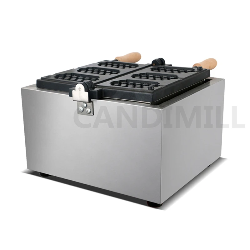 Commercial Use 3pcs Honeycomb Shape Waffle Maker Iron Waffle Pops Stick Baking Machine Waffle Snacks Grill Baker