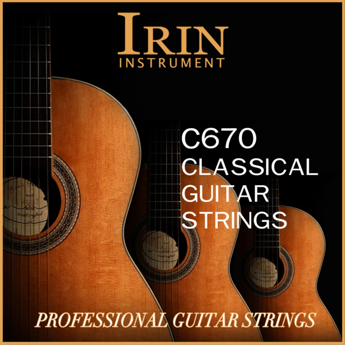 IRIN C660/C670 Classical Classic Guitar Strings Replacement Parts Transparent Nylon String Core Silver Guitar Accessories