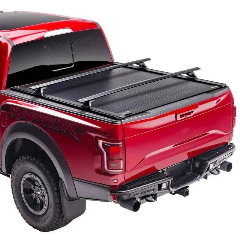 

Ex-factory price retractable Truck Bed Tonneau Cover for 2019 - 2023 GMC Silverado Sierra, works multifunction Flex tailgate