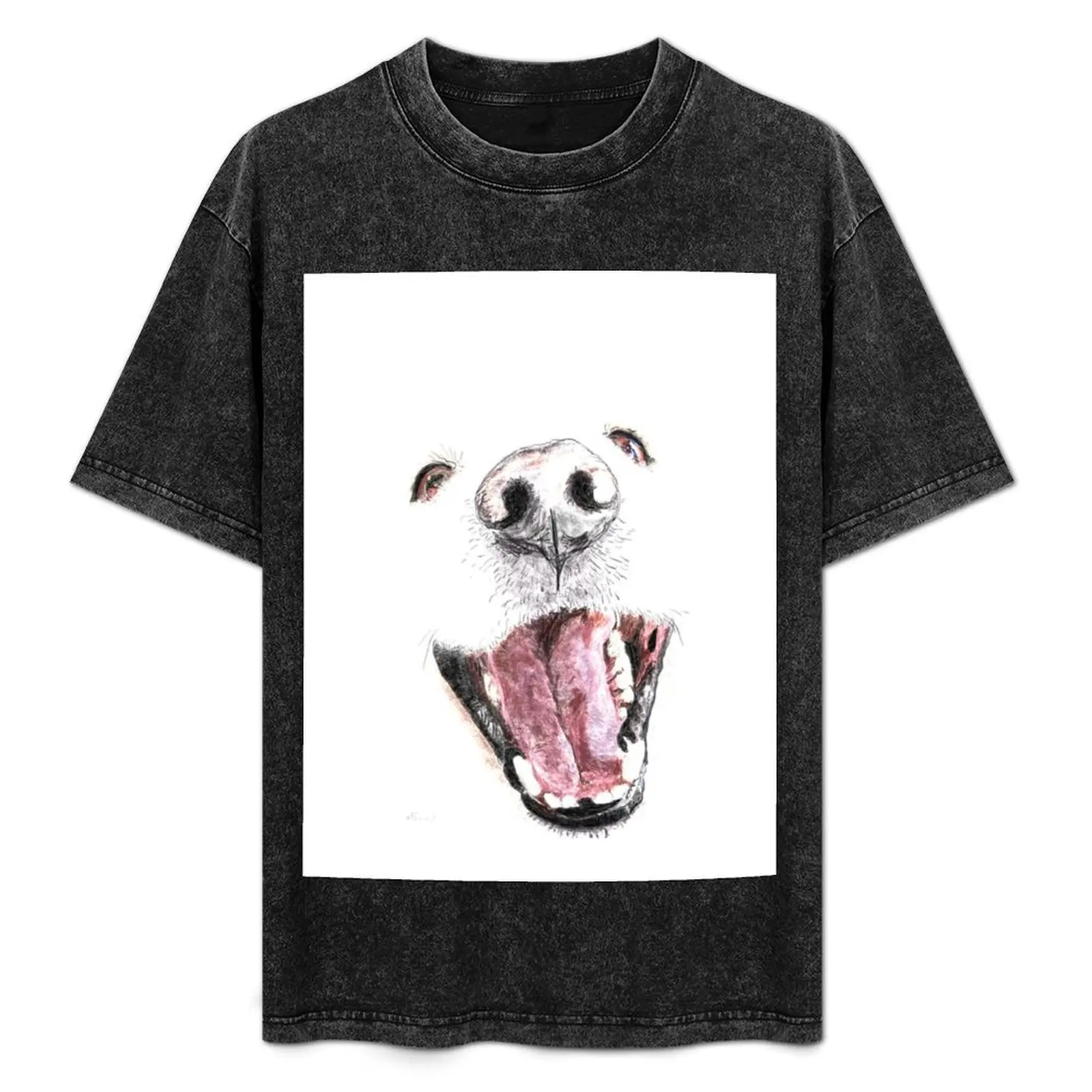 

Smile! T-Shirt Vintage Style Printed Top