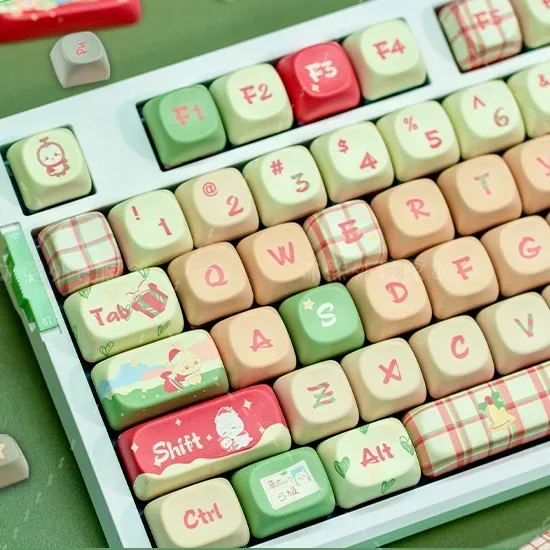 Keyboard Jiyikawa keycap theme Christmas MOA height full set of five-sided sublimation process