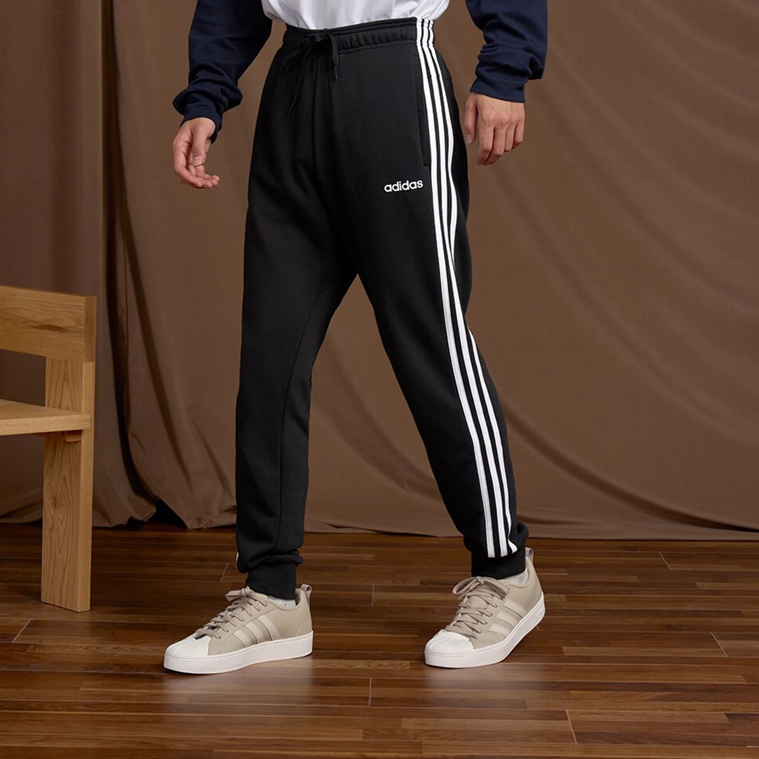 Adidas genuine new men's casual pants knitted leg cinching sports pants DU0468