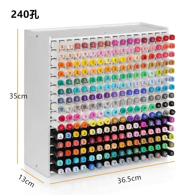 DurableChildren's Marker Pen Storage Box Kindergarten Desktop Brush Storage Rack Multifunctional Pen Holder Rack
