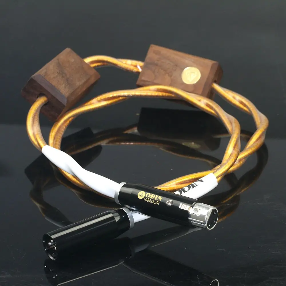 Nordost Gold Odin 110 Ω XLR Cable Coaxial Equilibrado Cable de Micrófono Cable Digital Cable de Audio AES/EBU