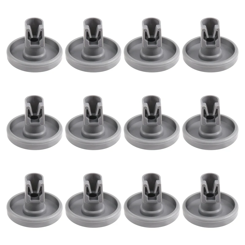 A46T 12PCS Dishwasher Wheels Lower Basket Wheels for AEG Electrolux FAVORIT Zanussi Dishwasher Wheels