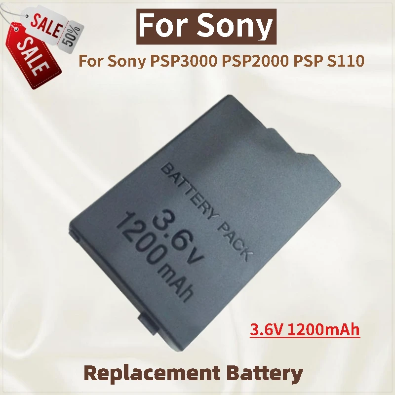 High Quality Battery 3.6V 1200mAh for Sony PSP3000 PSP2000 PSP S110 Gamepad Brand New Replacement Battery