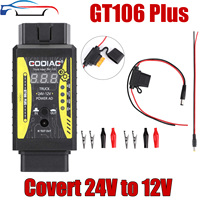 GODIAG GT106 PLUS 24V to 12V Heavy Duty Truck Adapter for X431 Truck Converter Vehicles Diagnosis Converter for Easydiag 3.0