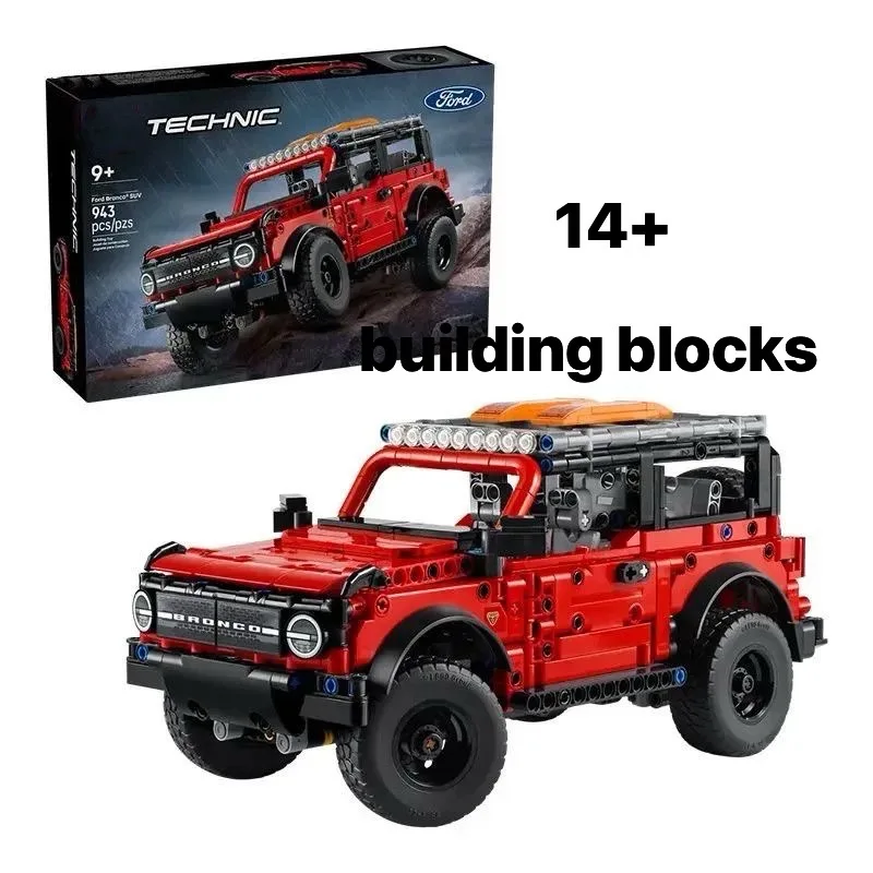 

Building Blocks Assembly Machinery Series 42213 Ford Mustang SUV Boys' Children's Toys Birthday Christmas Gifts