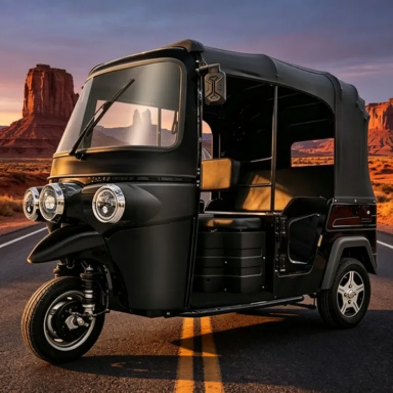 2026 New Model Electric Cargo Tricycle 3 Wheel 72V 1500W Open Body 1000kg Capacity for Building Material Sale
