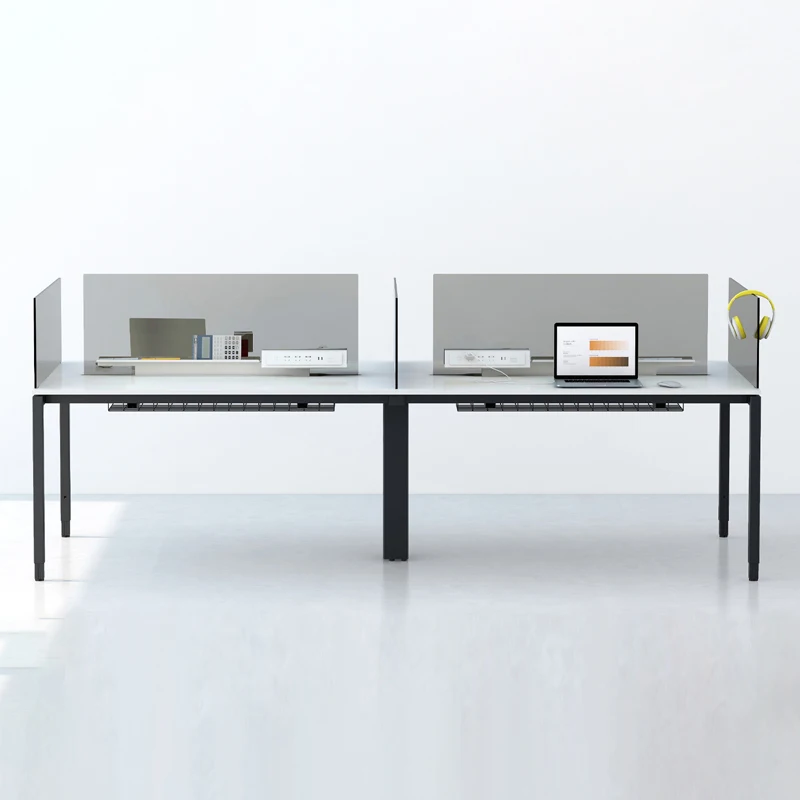 Office Workstation 4 Person Workstation Desk Office Furniture 4 Seats Office Workstation