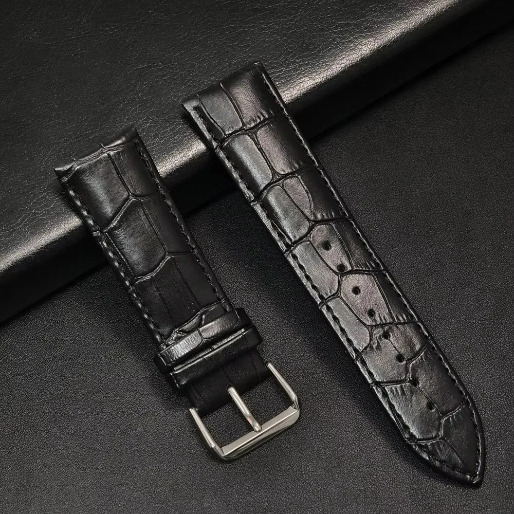 20mm 22mm Leather Strap for Redmi Watch 5/3Active Lite Soft Business Wristband Strap for Samsung Galaxy Watch 7 6 5 4 Classic image 6