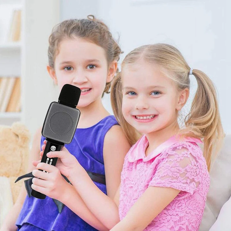 Children's Musical Microphone,With Bluetooth Speaker And Voice Converter Is The Best Toy And Gift For Children