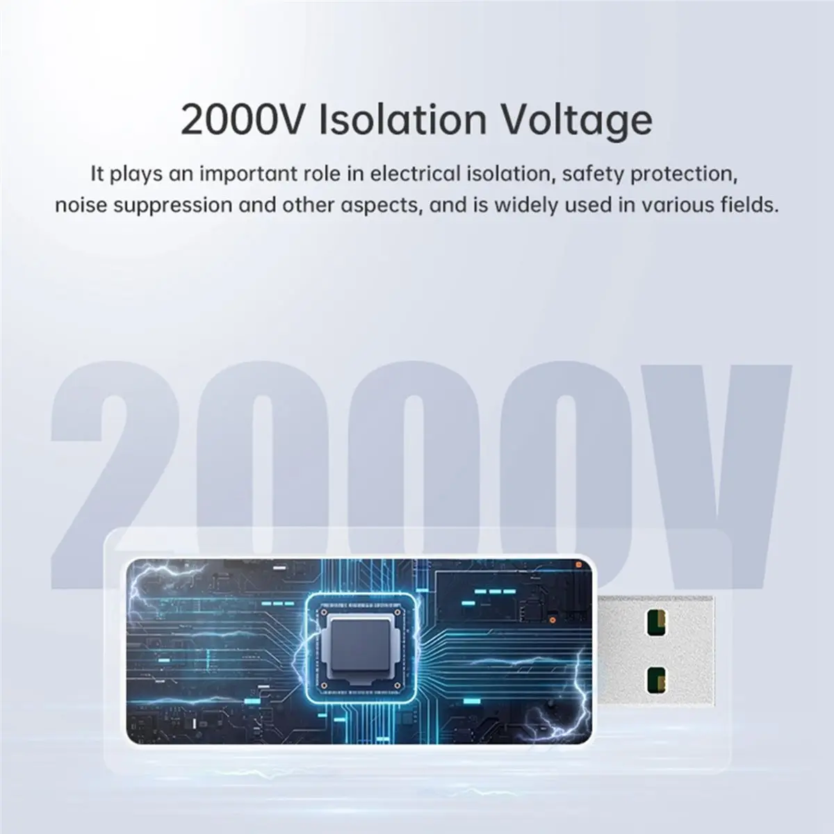 A32I USB Isolator High Speed Industrial 480Mbps -Coupler Photoelectric Protection Module, USB Isolation Hub