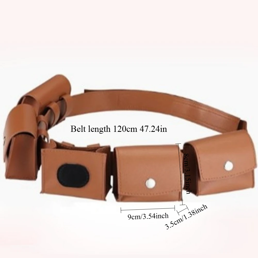Mittelalterliche Steampunk-Bandolier-Tasche für Nerf-Kampfmunition, Brusttasche für Patronen, Ninja-Krieger-Kostüm, LARP-Zubehör, Dart-Tasche – Detail 3